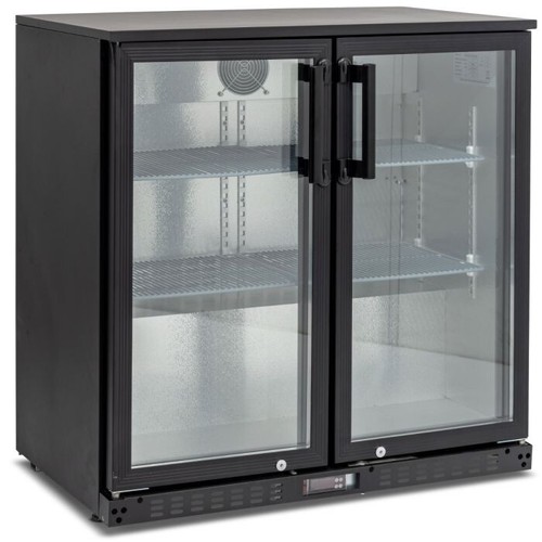 Beer fridge hinged door bar - door,