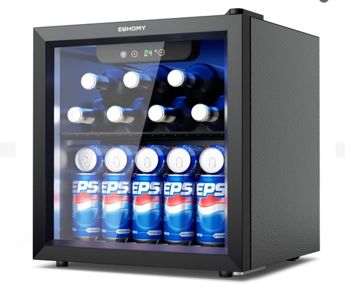 Beer fridge with glass - fridge, door